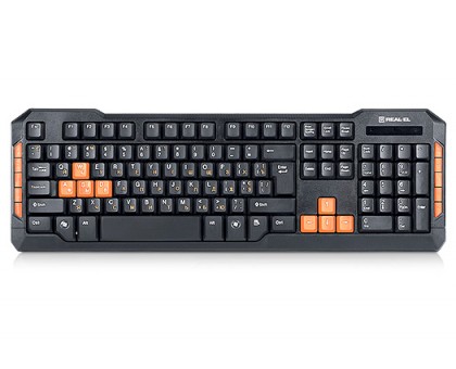 Клавіатура REAL-EL Gaming 8500 USB чорна Клавіатура REAL-EL Gaming 8500 USB чорна