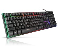 Клавіатура REAL-EL Gaming 8700 Backlit USB ігрова з підсвічуванням