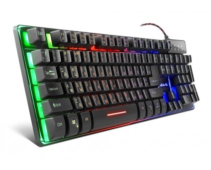 Клавіатура REAL-EL Gaming 8700 Backlit USB ігрова з підсвічуванням