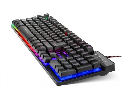 Клавіатура REAL-EL Gaming 8700 Backlit USB ігрова з підсвічуванням