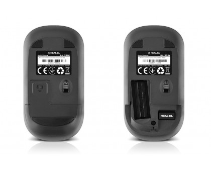 Комплект клавіатура+мишка REAL-EL Kit 551W, black бездротовий Комплект клавіатура+мишка REAL-EL Kit 551W, black бездротовий