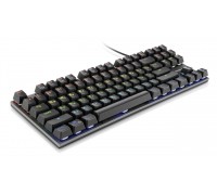 Клавіатура REAL-EL M 05 grey ігрова механічна з підсвічуванням