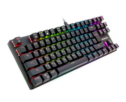 Клавіатура REAL-EL M28 TKL RGB USB ігрова механічна з підсвічуванням Клавіатура REAL-EL M28 TKL RGB USB ігрова механічна з підсвічуванням