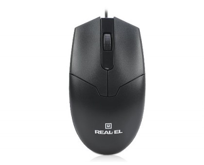 Мишка REAL-EL RM-208 USB чорна Мишка REAL-EL RM-208 USB чорна