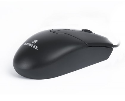 Мишка REAL-EL RM-208 USB чорна Мишка REAL-EL RM-208 USB чорна