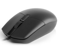Мишка REAL-EL RM-210 USB, безшумні кнопки, чорна