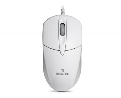 Мишка REAL-EL RM-211 USB біла