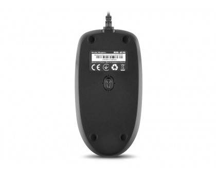 Мишка REAL-EL RM-215 USB, колір чорний+сірий Мишка REAL-EL RM-215 USB, колір чорний+сірий