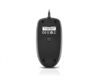 Мишка REAL-EL RM-217 USB, безшумні кнопки, колір чорний+сірий Мишка REAL-EL RM-217 USB, безшумні кнопки, колір чорний+сірий