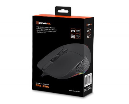 Мишка REAL-EL RM-295 (з підсвічуванням) Мишка REAL-EL RM-295 (з підсвічуванням)
