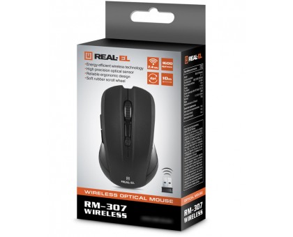 Мишка REAL-EL RM-307 Wireless Мишка REAL-EL RM-307 Wireless