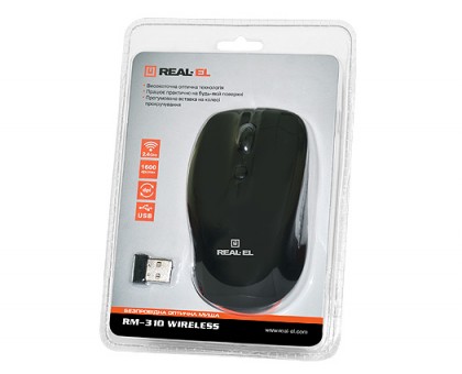 Мышка REAL-EL RM-310 Wireless Мышка REAL-EL RM-310 Wireless