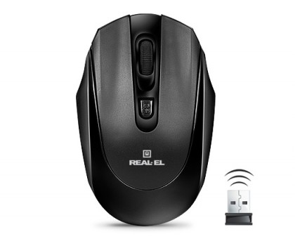 Мышка REAL-EL RM-325 Wireless бездротова УЦІНКА Мышка REAL-EL RM-325 Wireless бездротова УЦІНКА
