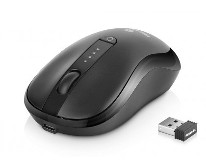 Мишка REAL-EL RM-450W (бездротова Bluetooth / 2.4 ГГц, з акумулятором та мультипідключенням) Мишка REAL-EL RM-450W (бездротова Bluetooth / 2.4 ГГц, з акумулятором та мультипідключенням)