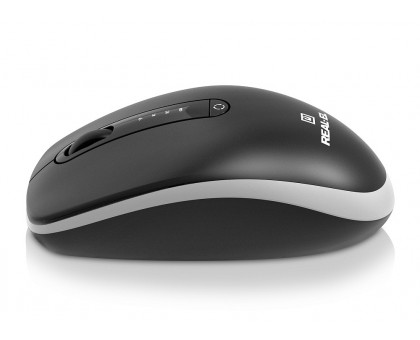 Мишка REAL-EL RM-455W УЦІНКА (бездротова Bluetooth / 2.4 ГГц, з акумулятором та мультипідключенням) Мишка REAL-EL RM-455W УЦІНКА (бездротова Bluetooth / 2.4 ГГц, з акумулятором та мультипідключенням)