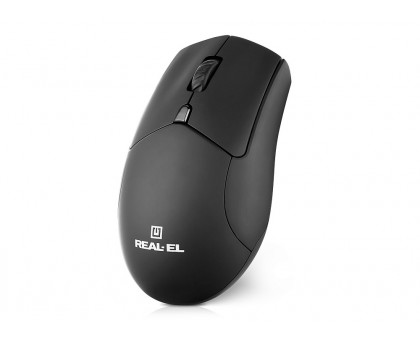 Мишка REAL-EL RM-460W (бездротова Bluetooth / 2.4 ГГц, з акумулятором та мультипідключенням)