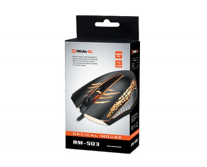 Мишка REAL-EL RM-503 (з підсвічуванням) Мишка REAL-EL RM-503 (з підсвічуванням)