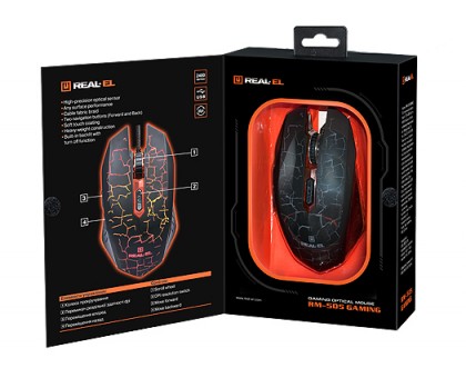 Мишка REAL-EL RM-505 Gaming Мишка REAL-EL RM-505 Gaming