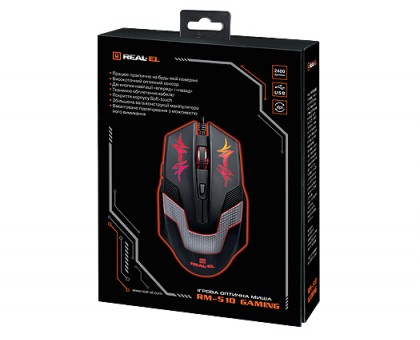 Мишка REAL-EL RM-510 Gaming Мишка REAL-EL RM-510 Gaming