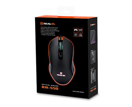 Мишка REAL-EL RM-550 з підсвічуванням Мишка REAL-EL RM-550 з підсвічуванням
