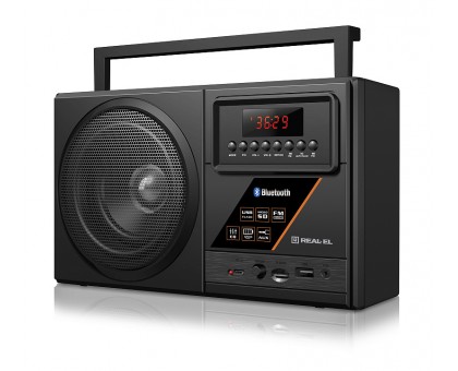 Портативний радіоприймач REAL-EL X-700 black Портативний радіоприймач REAL-EL X-700 black