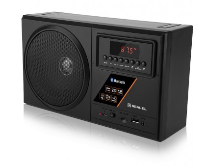 Портативний радіоприймач REAL-EL X-700 black Портативний радіоприймач REAL-EL X-700 black