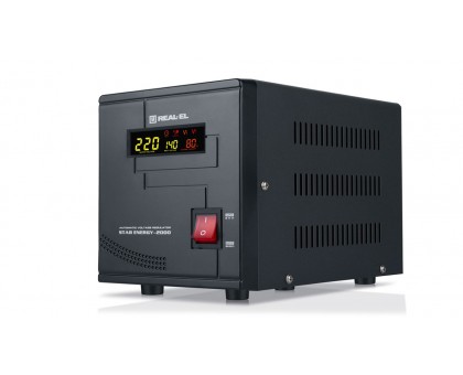 Стабілізатор напруги REAL-EL STAB ENERGY-2000 УЦІНКА Стабілізатор напруги REAL-EL STAB ENERGY-2000 УЦІНКА