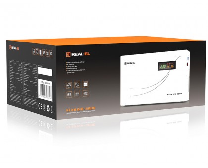 Стабілізатор напруги REAL-EL STAB WM-5000 Стабілізатор напруги REAL-EL STAB WM-5000