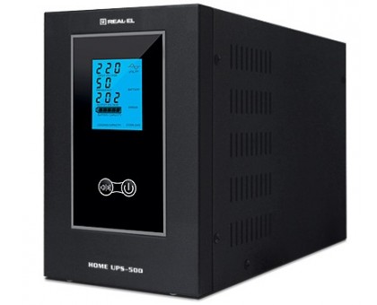 ИБП UPS REAL-EL HOME UPS-500 Синусоида ИБП UPS REAL-EL HOME UPS-500 Синусоида