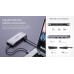 Type C мультифункциональная док-станция REAL-EL CQ-900 (3×USB A 3.0, HDMI, RJ45, SD, micro SD/TF, VGA,Type C)