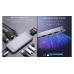 Type C мультифункциональная док-станция REAL-EL CQ-900 (3×USB A 3.0, HDMI, RJ45, SD, micro SD/TF, VGA,Type C)