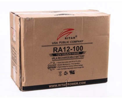 Акумуляторна батарея Ritar RA12-100 (12V 100Ah) Акумуляторна батарея Ritar RA12-100 (12V 100Ah)