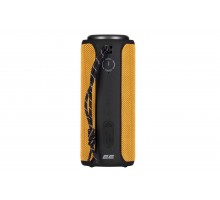 Акустична система 2E SoundXTube TWS, MP3, Wireless, Waterproof Yellow