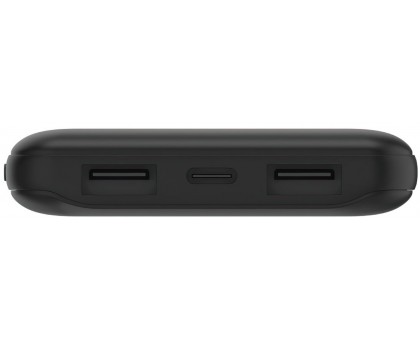 Акумулятор портативний літій-іонний Power Bank Belkin 10000мА·год, 15Вт, 2хUSB-A/USB-C, чорний Акумулятор портативний літій-іонний Power Bank Belkin 10000мА·год, 15Вт, 2хUSB-A/USB-C, чорний
