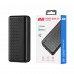 Акумулятор портативний літій-іонний Power Bank 2E Geometry 20000мА·год, 18Вт, PD, QC, чорний