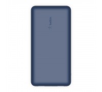 Акумулятор портативний літій-іонний Power Bank Belkin 20000мА·год, 15Вт, 2хUSB-A/USB-C, блакитний