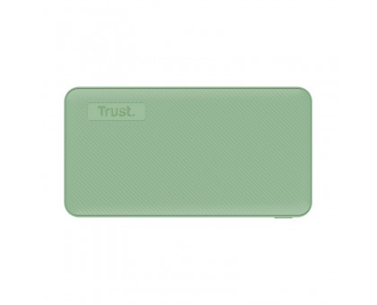 Акумулятор портативний літій-іонний power bank Trust Primo ECO, 10000мА·год, 2хUSB-A/USB-C, 15W, зелений