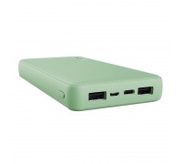 Акумулятор портативний літій-іонний power bank Trust Primo ECO, 20000мА·год, 2хUSB-A/USB-C, 15W, зелений