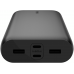Акумулятор портативний літій-іонний Power Bank Belkin 26000мА·год, 32Вт, USB-A/USB-C PD PPS, чорний