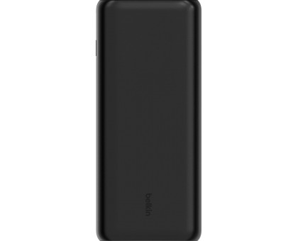 Акумулятор портативний літій-іонний Power Bank Belkin 20000мА·год, 20Вт, 2хUSB-A/USB-C, чорний Акумулятор портативний літій-іонний Power Bank Belkin 20000мА·год, 20Вт, 2хUSB-A/USB-C, чорний
