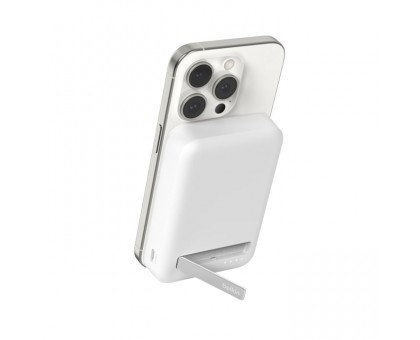 Акумулятор портативний літій-іонний Power Bank Belkin 8000мА·год, 15Вт, MagSafe Qi2, білий Акумулятор портативний літій-іонний Power Bank Belkin 8000мА·год, 15Вт, MagSafe Qi2, білий