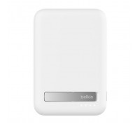 Акумулятор портативний літій-іонний Power Bank Belkin 10000мА·год, 15Вт, MagSafe Qi2, білий