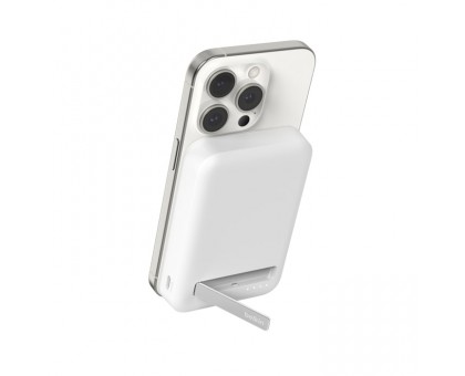 Акумулятор портативний літій-іонний Power Bank Belkin 10000мА·год, 15Вт, MagSafe Qi2, білий Акумулятор портативний літій-іонний Power Bank Belkin 10000мА·год, 15Вт, MagSafe Qi2, білий