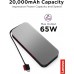 Портативний зарядний пристрій Power Bank Lenovo 20000 mAh, Go USB-C Laptop, Thunder Black