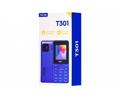 TECNO Мобільний телефон T301 2SIM Blue