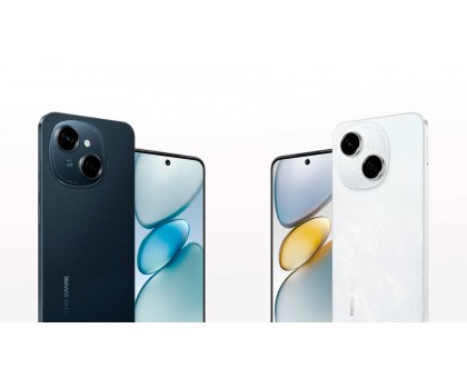 Смартфон TECNO Spark Go 1 (KL4) 6.67" 3/64ГБ, 2SIM, 5000мА•год, Glittery White Смартфон TECNO Spark Go 1 (KL4) 6.67" 3/64ГБ, 2SIM, 5000мА•год, Glittery White