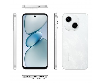 Смартфон TECNO Spark Go 1 (KL4) 6.67" 3/64ГБ, 2SIM, 5000мА•год, Glittery White Смартфон TECNO Spark Go 1 (KL4) 6.67" 3/64ГБ, 2SIM, 5000мА•год, Glittery White