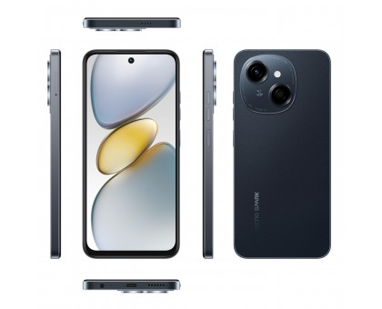 Смартфон TECNO Spark Go 1 (KL4) 6.67" 3/64ГБ, 2SIM, 5000мА•год, Startrail Black Смартфон TECNO Spark Go 1 (KL4) 6.67" 3/64ГБ, 2SIM, 5000мА•год, Startrail Black