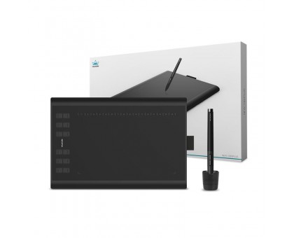Графічний планшет Huion 10"x6.2" H1060P, MicroUSB, чорний