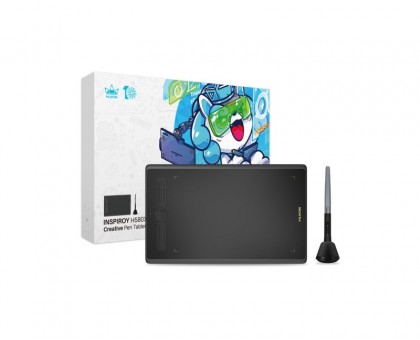 Графічний планшет Huion 8"x5" H580X, USB-C, чорний Графічний планшет Huion 8"x5" H580X, USB-C, чорний